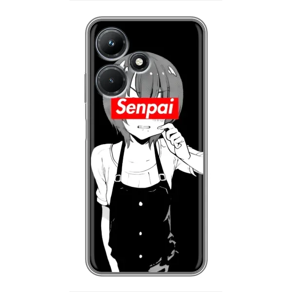 Чохол з принтом «Senpai» для Infinix Hot 30i