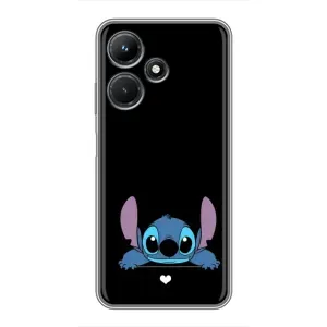 Чохол з принтом Стіч на Infinix Hot 30i (Стіч на чорному)