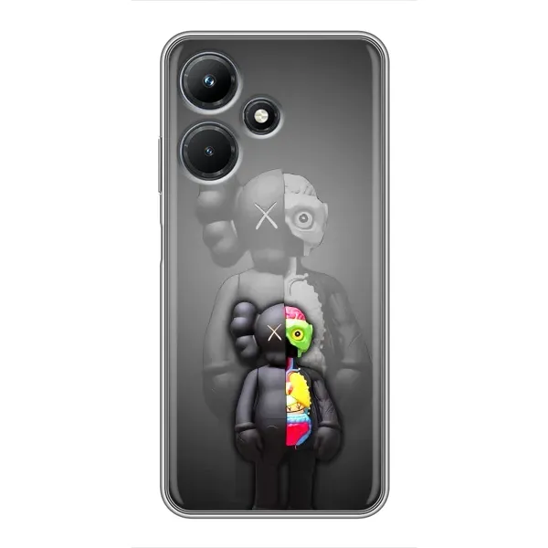 Чехол с принтом «Тело Bearbrick» для Infinix Hot 30i