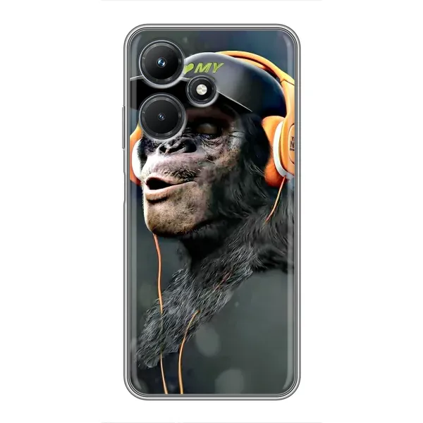Чехол с принтом «В наушниках» для Infinix Hot 30i Чехол с принтом «В наушниках» для Infinix Hot 30i