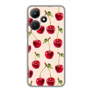 Чохли з фруктами для Infinix Hot 30i (VPrint) (Черешня)