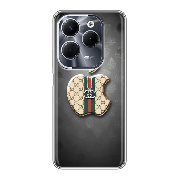 Чехол с принтом «Apple gucci» для Infinix Hot 40 Play