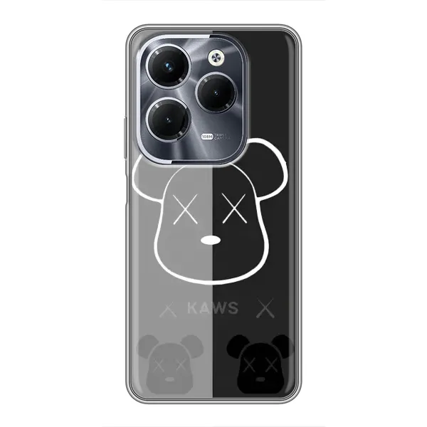 Чехол с принтом «БеарБрик глаза» для Infinix Hot 40 Play