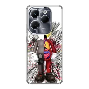 Чохли для Infinix Hot 40 Play - Bearbrick Louis Vuitton (PREMIUMPrint) (Беарбрік)