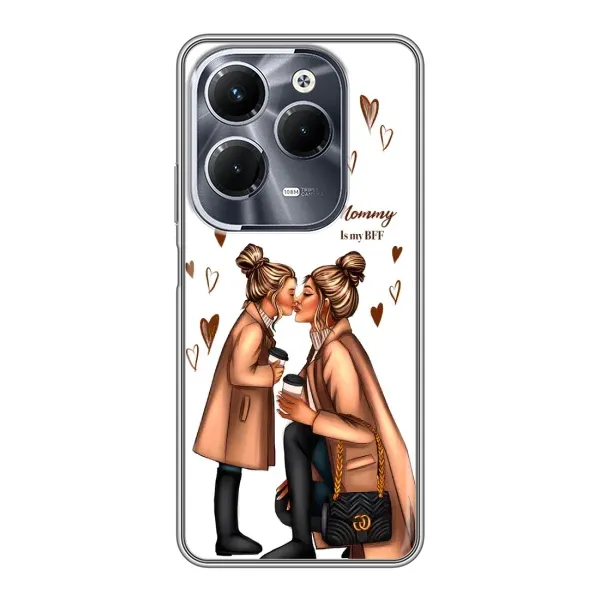 Чехол с принтом «Дочка и мама» для Infinix Hot 40 Play Чехол с принтом «Дочка и мама» для Infinix Hot 40 Play