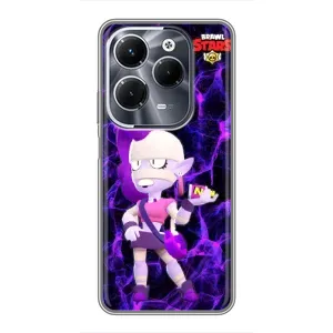 Чехлы Brawl Stars для Infinix Hot 40 Play (AlphaPrint) (Эмз Бравл Старс)