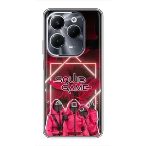 Чохол Гра в кальмара для Infinix Hot 40 Play (Охоронці Гра кальмара)