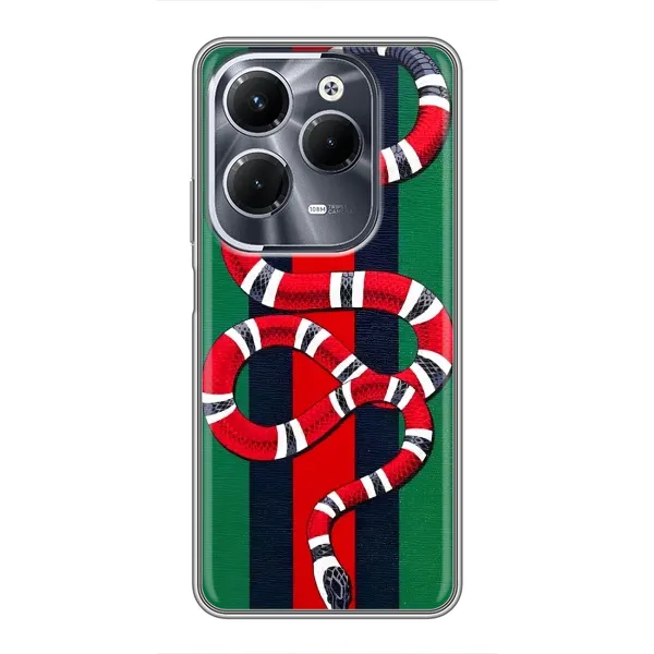 Чехол с принтом «Gucci змия» для Infinix Hot 40 Play