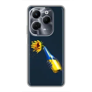 Чохол для Патріота України Infinix Hot 40 Play - (AlphaPrint) (Коктель молотова)