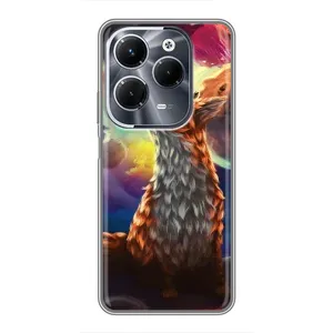 Чохли з картинкою Лисичка для Infinix Hot 40 Play (VPrint) (Лисичка в космосі)