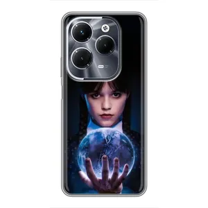 Чохол з дизайном Венздей 2 на Infinix Hot 40 Play (Магічна сфера Венздей)