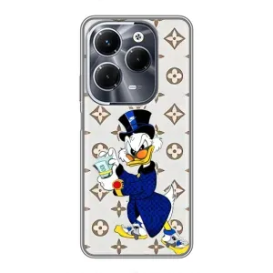 Чехли для Infinix Hot 40 Play - Скрудж МакДак Louis Vuitton (PREMIUMPrint) (Макдак на стилі)
