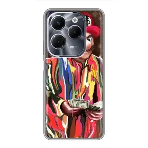 Бренднові Чохли для Infinix Hot 40 Play - (PREMIUMPrint) (Mario LV)
