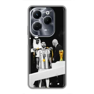 Чохли для Infinix Hot 40 Play (Leo чемпіон) (AlphaPrint) (Мессі коронований)