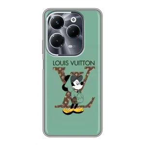 Чохли Луі Вітон для Infinix Hot 40 Play (AlphaPrint - LOUIS VUITTON) (Міккі Маус LV)