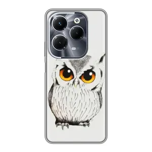 Чохол з пташками на Infinix Hot 40 Play (VPrint) (Мила Сова)