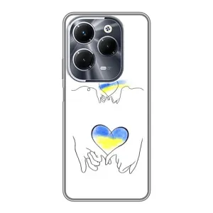 Чохол для Патріота України Infinix Hot 40 Play - (AlphaPrint) (Мир Україні)