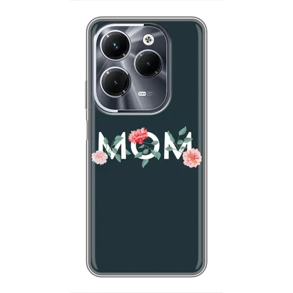 Чехол с принтом «Mom дизайн» для Infinix Hot 40 Play