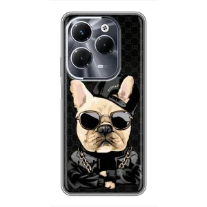 Чохли з крутими принтами для Infinix Hot 40 Play - (PREMIUMPrint) (Стильна собака)