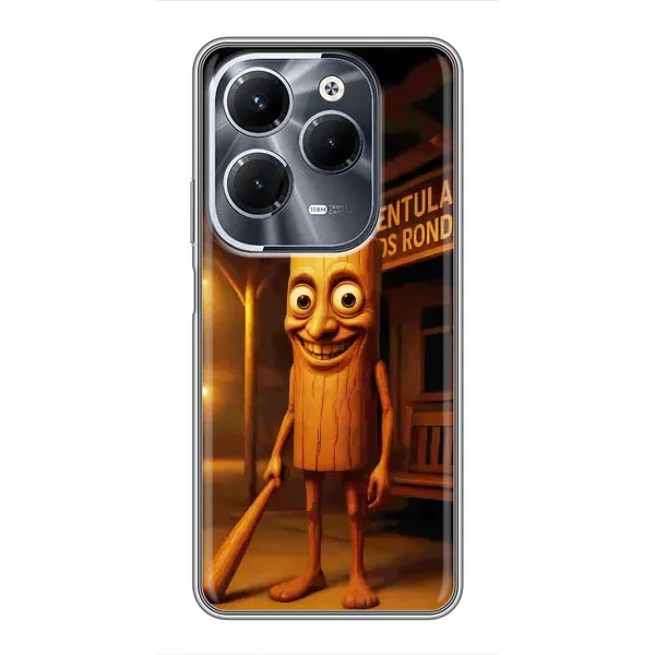 Чехол с принтом «Тунг тунг сахур» для Infinix Hot 40 Play