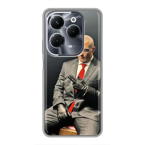 Чехол с принтом «Усик Hitman» для Infinix Hot 40 Play