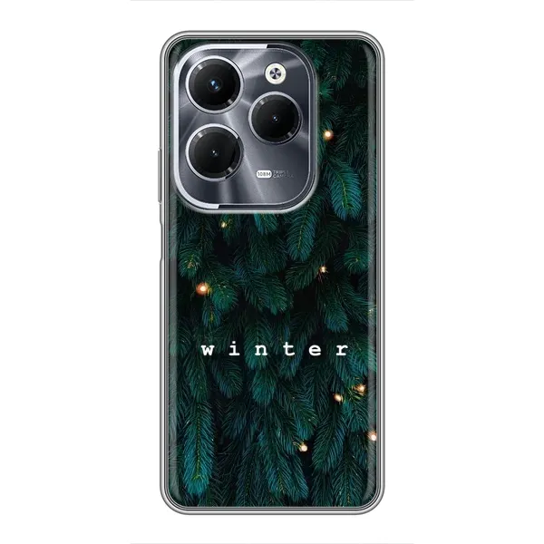 Чехол с принтом «Winter» для Infinix Hot 40 Play