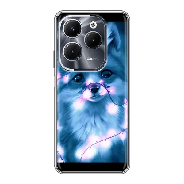 Чехол с принтом «Яркая лисичка» для Infinix Hot 40 Play