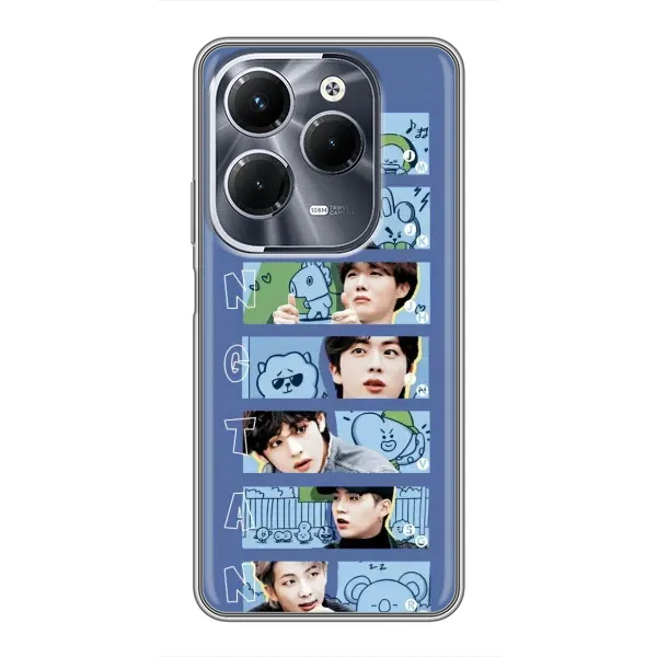 Чехол с принтом «Bangtan» для Infinix Hot 40 Pro Чехол с принтом «Bangtan» для Infinix Hot 40 Pro