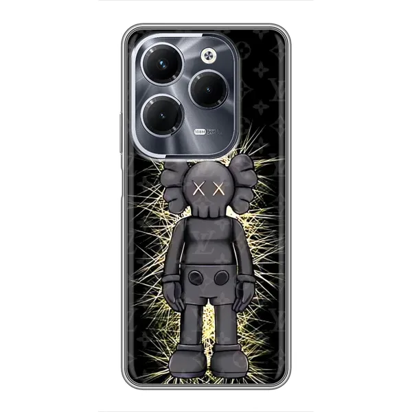 Чехол с принтом «Bearbrick LV» для Infinix Hot 40 Pro