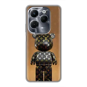 Чехлы для Infinix Hot 40 Pro - Bearbrick Louis Vuitton (PREMIUMPrint) (Bearbrick)