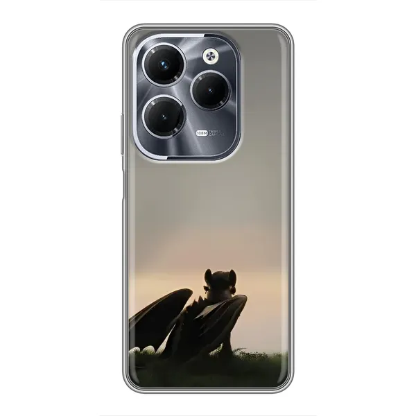 Чехол с принтом «Беззубик» для Infinix Hot 40 Pro Чехол с принтом «Беззубик» для Infinix Hot 40 Pro