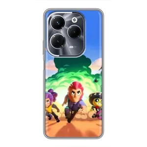 Чехол для Infinix Hot 40 Pro Бравл Старс (VPrint) (Бравел Старс)