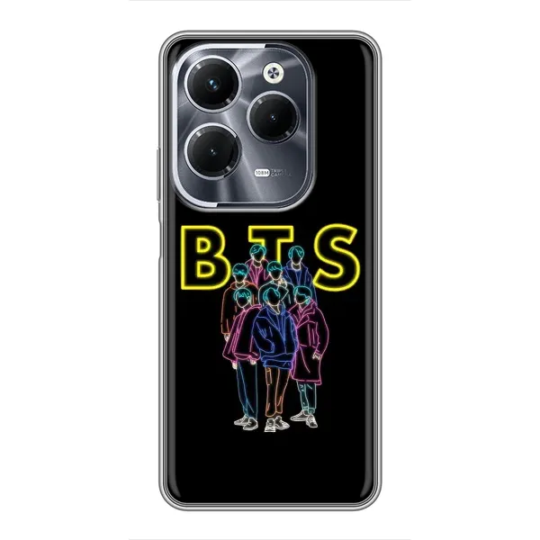 Чехол с принтом «BTS стайл» для Infinix Hot 40 Pro Чехол с принтом «BTS стайл» для Infinix Hot 40 Pro