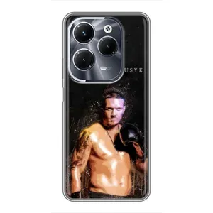 Чехол с картинкой Александр Усик для Infinix Hot 40 Pro (Боксер Александр Усик)