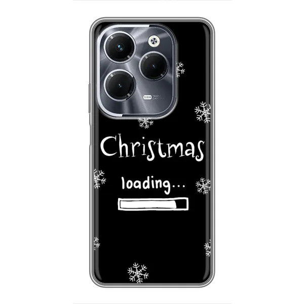 Чохол з принтом «Christmas loading» для Infinix Hot 40 Pro
