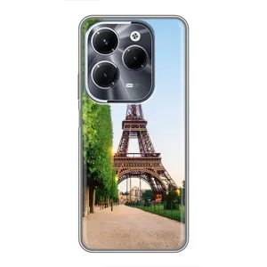 Чохол Ейфелева Вежа Infinix Hot 40 Pro - (AlphaPrint) (Дорога до Парижу)