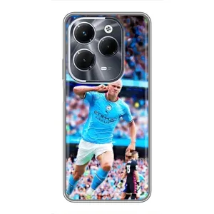 Чехлы с футболистом Ерлинг Холанд для Infinix Hot 40 Pro (AlphaPrint) (фанаты Холанда)