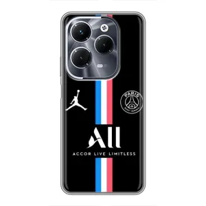 Чехлы PSG для Infinix Hot 40 Pro (AlphaPrint) (футболка ПСЖ)