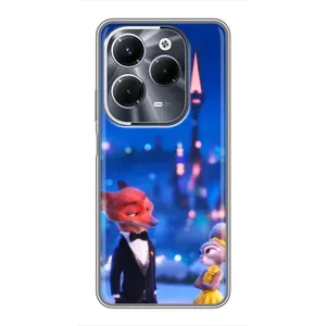 Чехол Зоотрополіс на Infinix Hot 40 Pro (Романтический вечер Зверополис)
