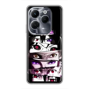 Анимешный чехол для Infinix Hot 40 Pro (Глаза Аниме)