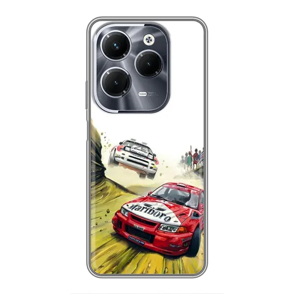 Чехол с принтом «Гоночные Тачки» для Infinix Hot 40 Pro