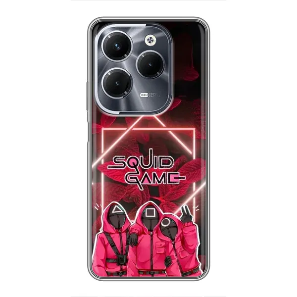 Чохол з принтом «Охоронці Гра кальмара» для Infinix Hot 40 Pro