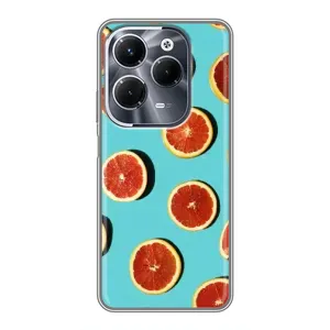 Чехлы с Фруктами для Infinix Hot 40 Pro (VPrint) (Грейпфрут)