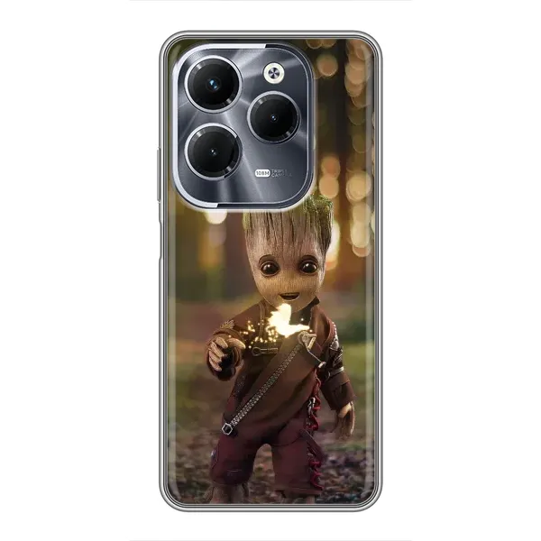 Чехол с принтом «I am Groot» для Infinix Hot 40 Pro Чехол с принтом «I am Groot» для Infinix Hot 40 Pro