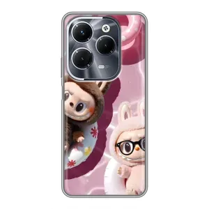 Чохол з Лабубу на Infinix Hot 40 Pro (Іграшка Лабубу)