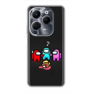 Чехол Амонг Ас для Infinix Hot 40 Pro (AlphaPrint) (Импостер)
