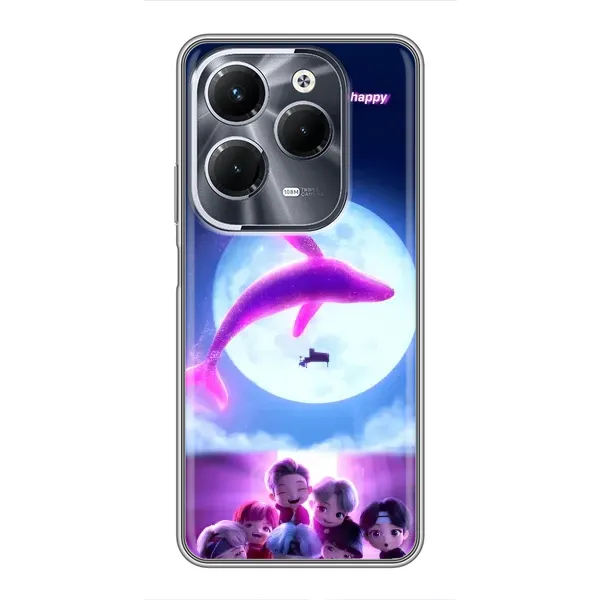 Чехол с принтом «КИТ BTS» для Infinix Hot 40 Pro Чехол с принтом «КИТ BTS» для Infinix Hot 40 Pro