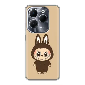 Чохол з Лабубу на Infinix Hot 40 Pro (Bored Ape в червоному)