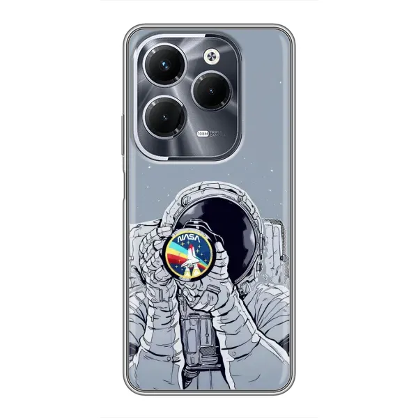Чехол с принтом «Космонавт фото» для Infinix Hot 40 Pro Чехол с принтом «Космонавт фото» для Infinix Hot 40 Pro