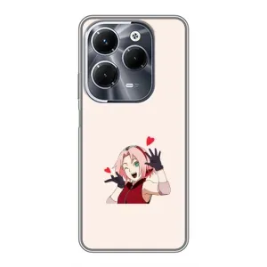 Чохли Персонажі Аніме Наруто для Infinix Hot 40 Pro (AlphaPrint) (Лайк Сакура)
